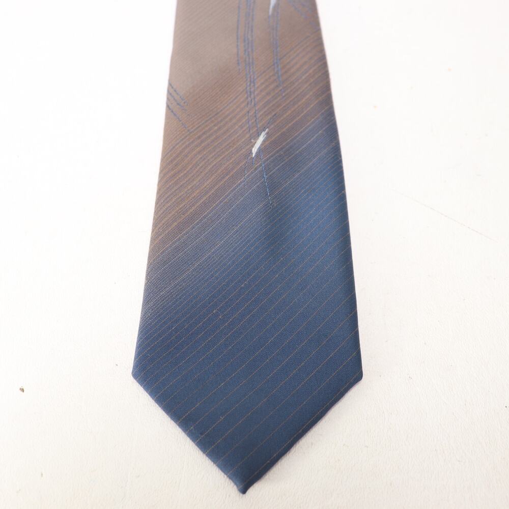 Harold’s In The Heights Tie Mens 54in Silk Blue Pink Diagonal Ombré Abstract Geo